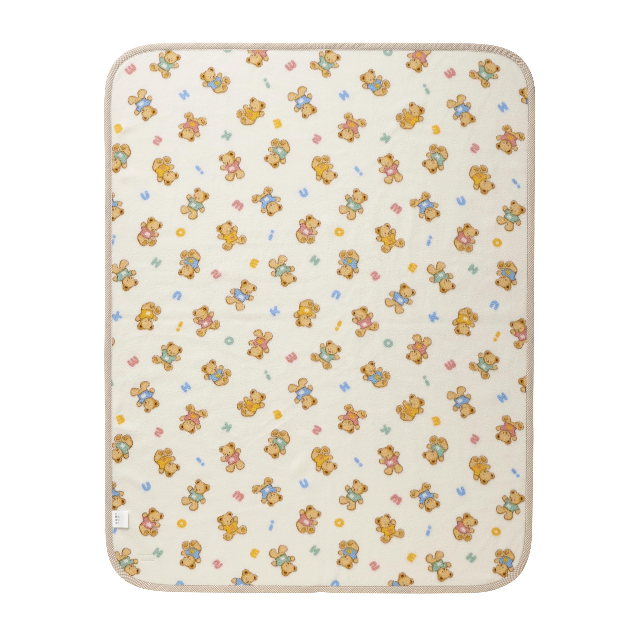 Amazon｜【 ミキハウス 】 ブランケット 90×115cm フリース 総柄